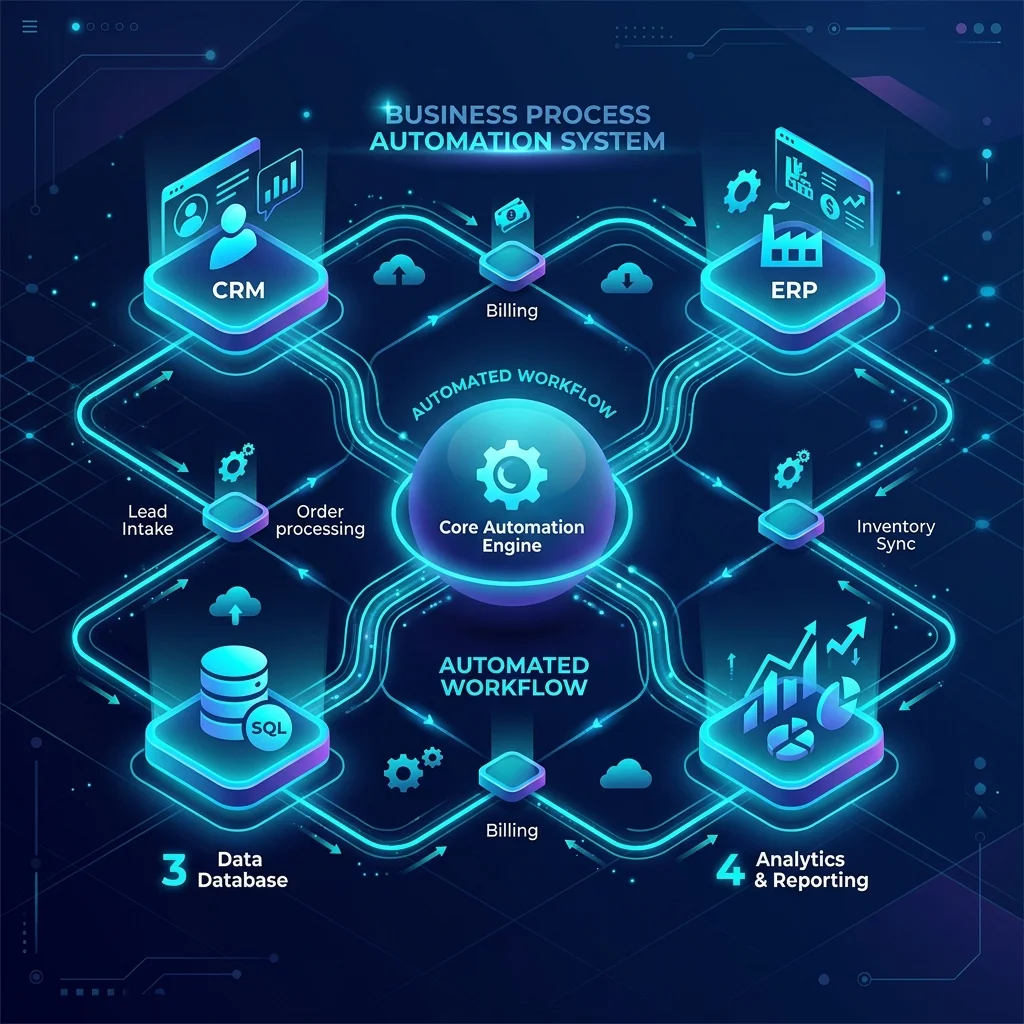 Business Automation System Flow